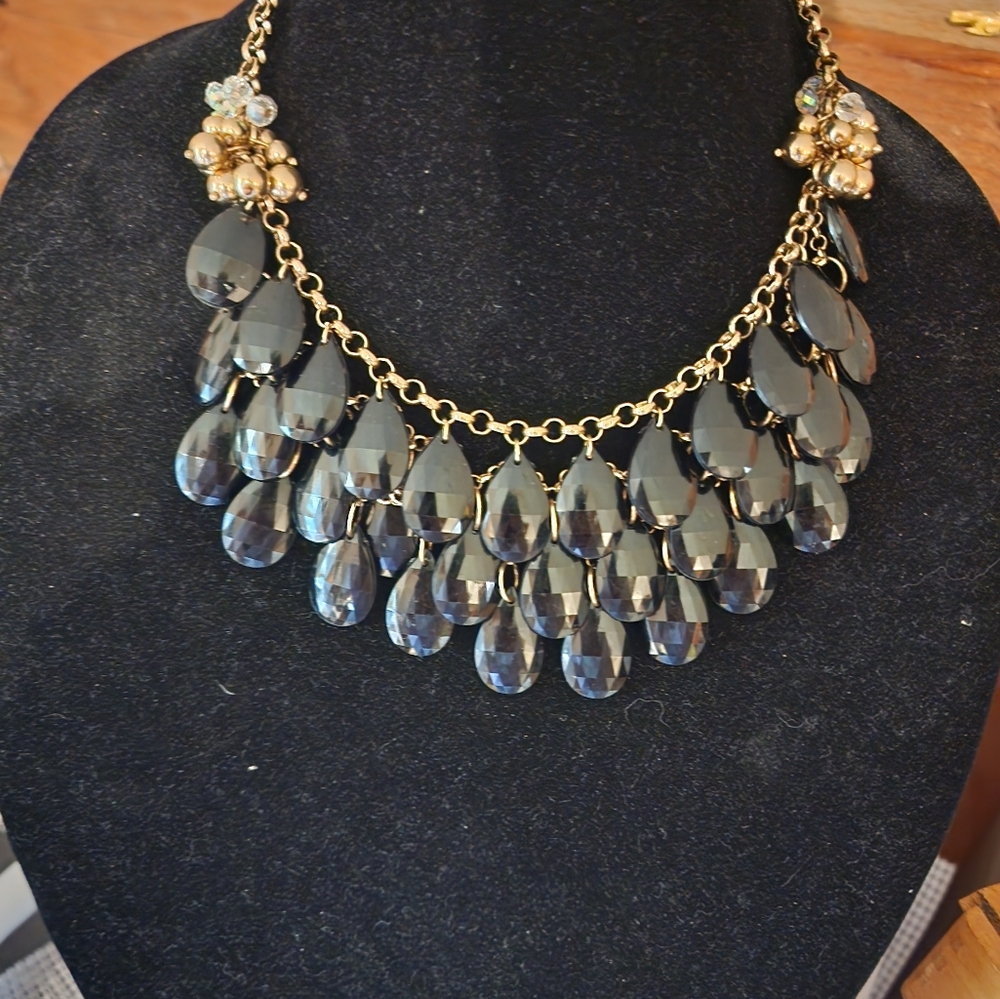 Multistrand Black Necklace